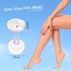 Tarpop 12 Pairs Silicone Thong Sandal Toe Guards Cushions Non Slip Flip Flop Toe Protectors Self Adhesive Toe Pad Gel Sandal Shoe Toe Insert for High Heels, Flip Flops, Sandals, Slippers, Clear view 2
