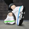 Multifunctional Roller Skates Shoes Deformation Automatic Walking Shoes Male and Female Skating Shoes 2 in 1 Removable Pulley Skates Skating Rollerskates Outdoor Parkour Shoes view 3
