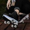 Multifunctional Roller Skates Shoes Deformation Automatic Walking Shoes Male and Female Skating Shoes 2 in 1 Removable Pulley Skates Skating Rollerskates Outdoor Parkour Shoes view 2