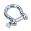 6mm Galvanised Bow Shackle Single Shackle Link Chandlery Boat Yacht view 1