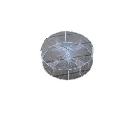 YYDS Fishing net Automatic Folding Fishing Net Bait Crab Net Cage Fishing Net Trap Portable Folding Umbrella for 4 Holes 5 Holes Fish net (Color : White, Size : 4 Holes)