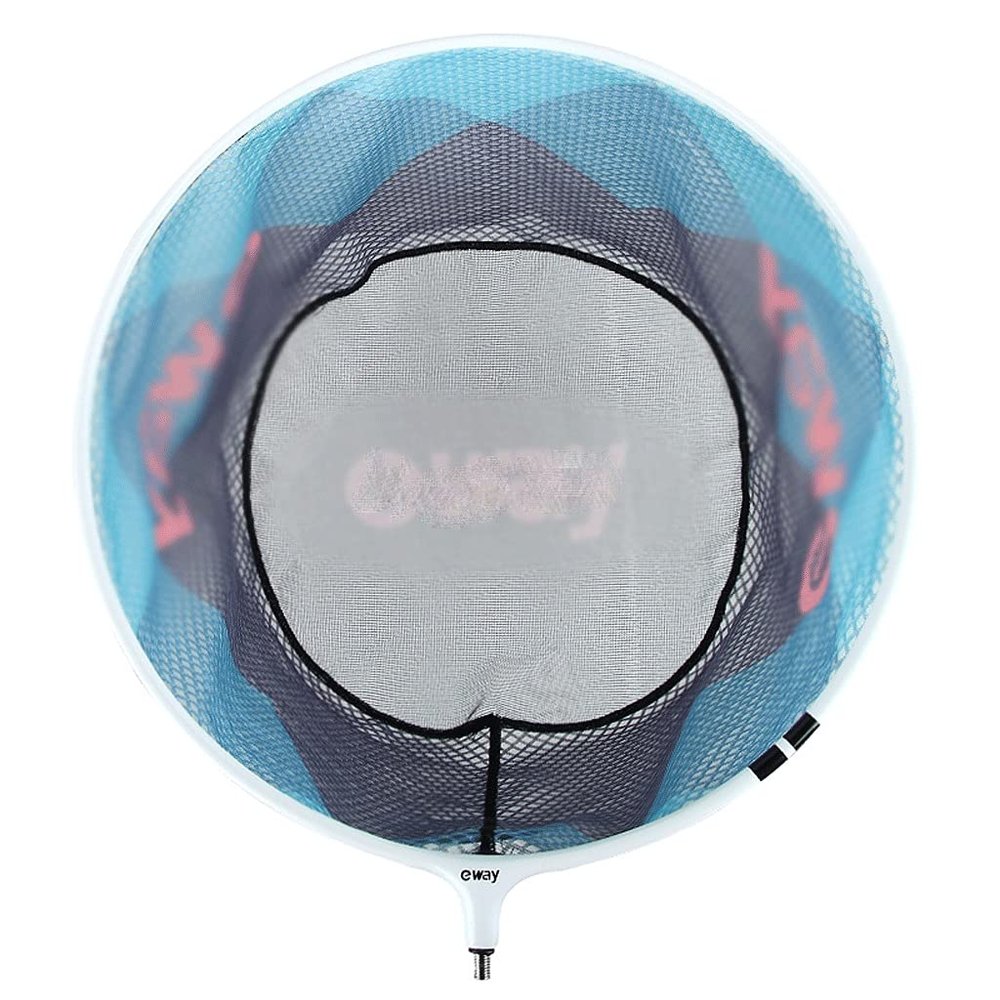 YYDS Fishing net Fishing Landing Net 40X40X30CM Telescopic Fishing Net for Carp Trout Fishing Carbon Nano Dip Net Head Fish net (Color : Blue, Size : 40X40x30cm)