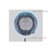 YYDS Fishing net Fishing Landing Net 40X40X30CM Telescopic Fishing Net for Carp Trout Fishing Carbon Nano Dip Net Head Fish net (Color : Blue, Size : 40X40x30cm) view 4