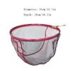 YYDS Fishing net Fishing Landing Net 35X35X26CM Telescopic Fishing Net for Carp Trout Fishing Aluminum Alloy Dip Net Head Fish net (Color : Red, Size : 35X35X26cm) view 2