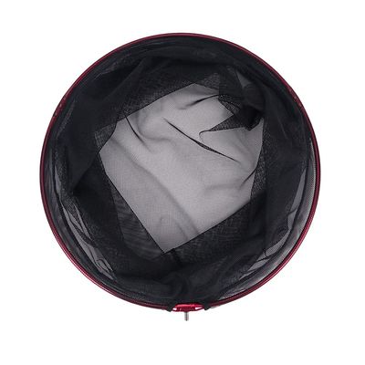 YYDS Fishing net Fishing Landing Net 50X50X56CM Telescopic Fishing Net for Carp Trout Fishing Titanium Alloy Folding Landing Nets Fish net (Color : Red, Size : 50X50X56cm)