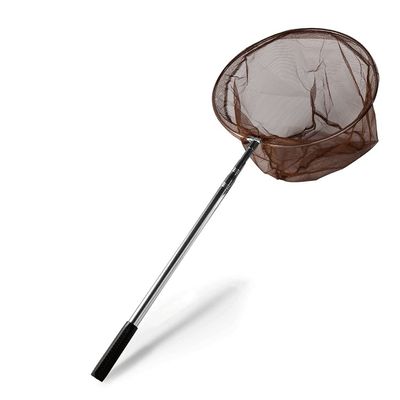 YYDS Fishing net Fishing Landing Net Removable Telescopic Fishing Net for Ponds Bird Fish Catch Release for 180CM 210CM 250CM 300CM Fish net (Color : Brown, Size : 180cm)