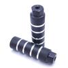 2 Pack Aluminum Alloy Bike Pegs Anti-Skid Lead Foot Bicycle Pegs for Cycling Rear Stunt Fit 3/8 Inch Axles 26T (Black) view 3