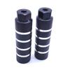 2 Pack Aluminum Alloy Bike Pegs Anti-Skid Lead Foot Bicycle Pegs for Cycling Rear Stunt Fit 3/8 Inch Axles 26T (Black) view 4