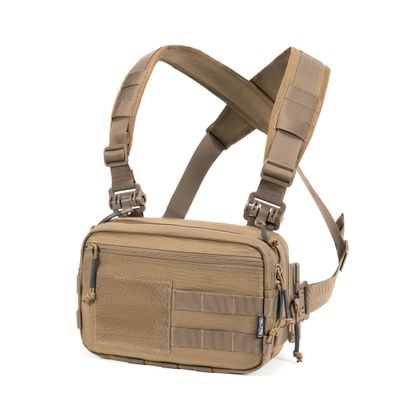 CLTAC Tactical Chest Rig Bag Concealed Carry CCW Pack Molle Pouch IFAK EMT Medical Organizer for Outdoor Hunting Shooting Hiking with Quick Release Harness