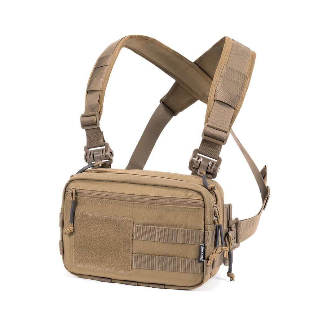 CLTAC Tactical Chest Rig Bag Concealed Carry CCW Pack Molle Pouch IFAK EMT Medical Organizer for Outdoor Hunting Shooting Hiking with Quick Release Harness