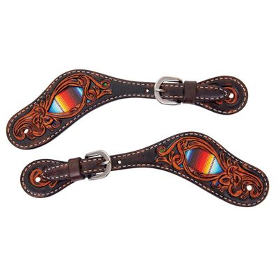 CIRCLE Y Serape Spur Straps