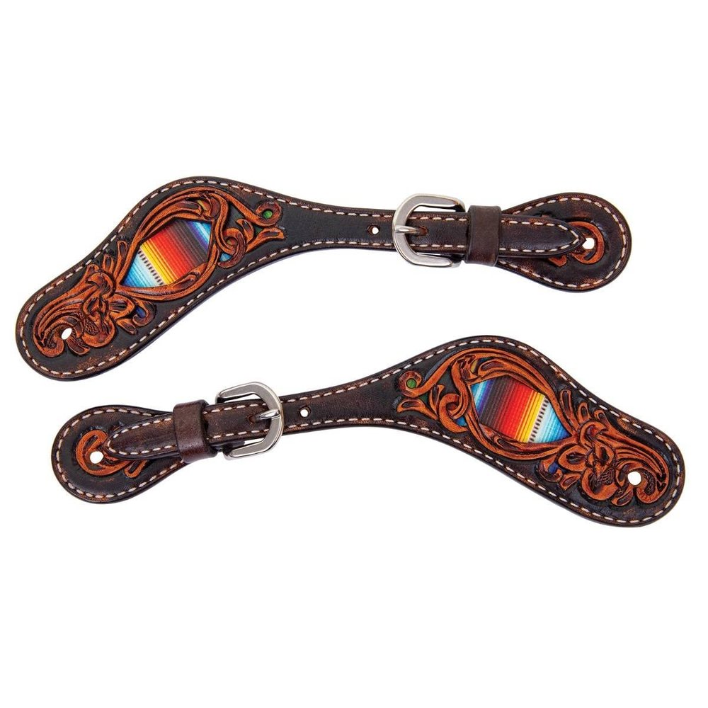 CIRCLE Y Serape Spur Straps