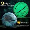 MILACHIC Glow in The Dark Basketball Ball Size 5/27.5", "Glowing Composite Leather Luminous Basketball Gift for Teenagers view 2