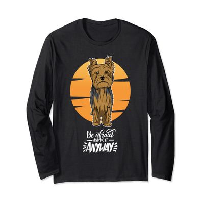Yorkshire Terrier Dog Vintage Long Sleeve T-Shirt