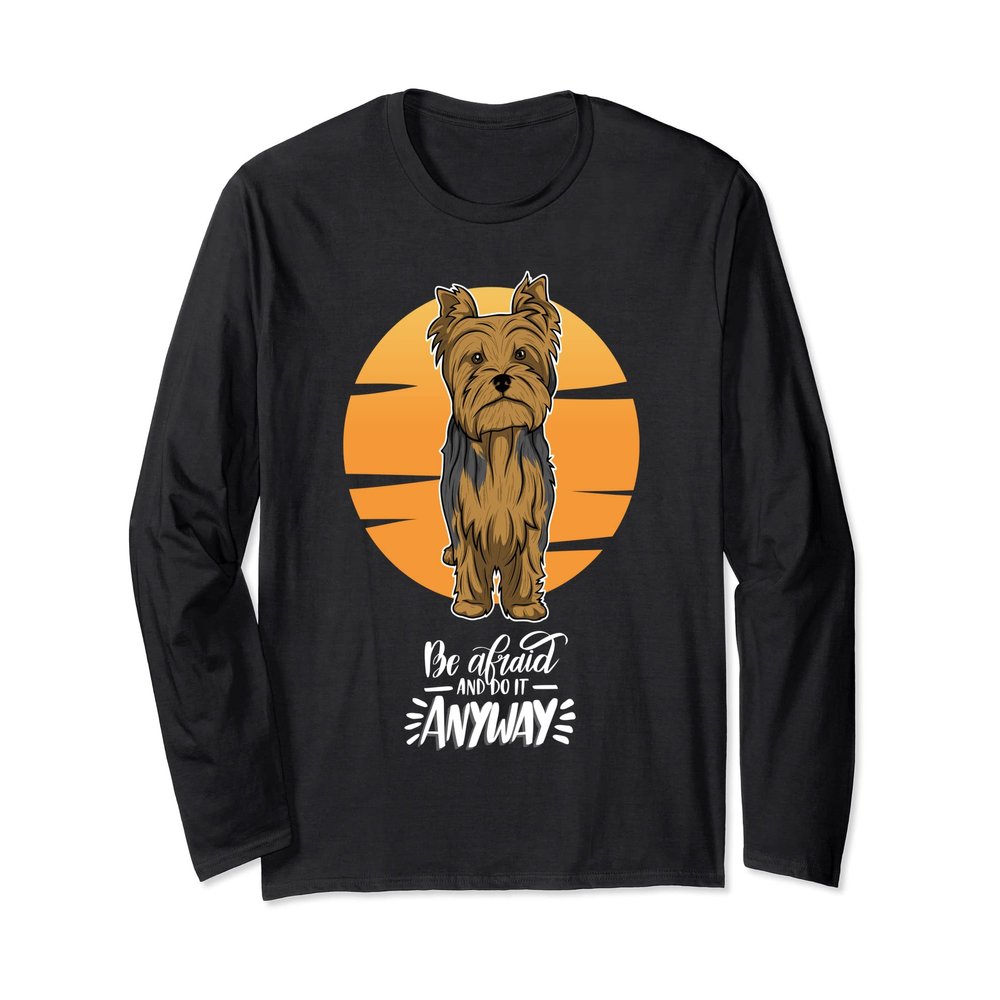 Yorkshire Terrier Dog Vintage Long Sleeve T-Shirt