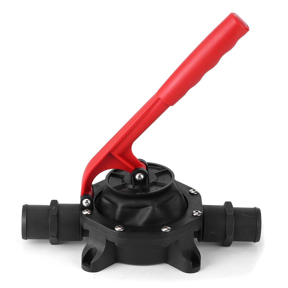 GOTOTOP Manual Bilge Pump, 720GPH Plastic Handle Marine Manual Bilge Pump Hand Tools Water Transfer Diaphragm Hand Bilge for Marine Boat Yacht