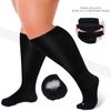 3 Pairs Plus Size Compression Socks for Women and Men Wide Calf Extra Knee High Support for Circulation view 3