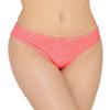 Hula Honey Swimwear Bottom Medium Junior Rib Illusion Hipster Pink M view 1