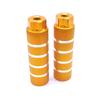 2 Pack Aluminum Alloy Bike Pegs Anti-Skid Lead Foot Bicycle Pegs for Cycling Rear Stunt Fit 3/8 Inch Axles 26T (Gold) view 4