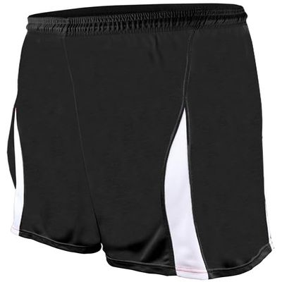 Epic Men's 8" to 9" & (5.5" to 7") Inseams Single Layer Black/White Basketball Shorts M