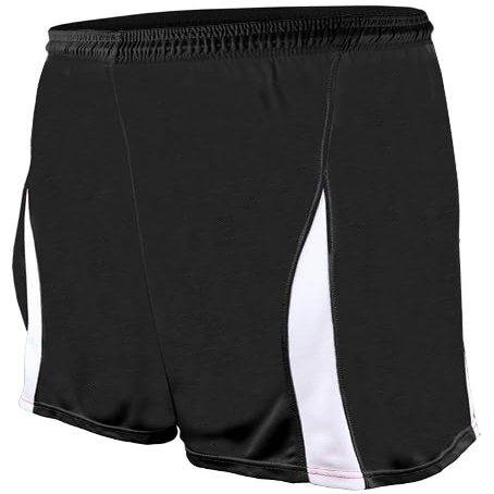 Epic Men's 8" to 9" & (5.5" to 7") Inseams Single Layer Black/White Basketball Shorts M