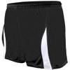 Epic Men's 8" to 9" & (5.5" to 7") Inseams Single Layer Black/White Basketball Shorts M view 1