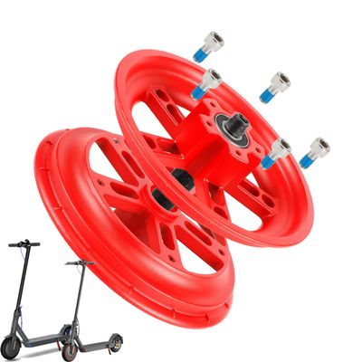ulip Split Hub Set Xiaomi Scooter Rear Wheel Hub Repair Spare Parts Rear Solid Tire Rim Wheel Replacement for Xiaomi M365 1S MI3 Electric Scooter (87.2mm)