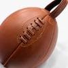 Geezers Boxing Classic Pugilist Double End Bag, Premium Cowhide Leather Speed Ball, Boxing Speed Bag MMA Dodge Ball Punching Training Floor to Ceiling Rope Workout view 2