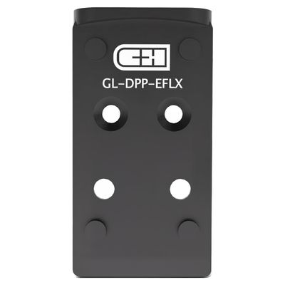 C+H Optics Adapter Plate for Glock MOS | Compatible with Delta Point Pro & EOTech EFLX | Made in The USA