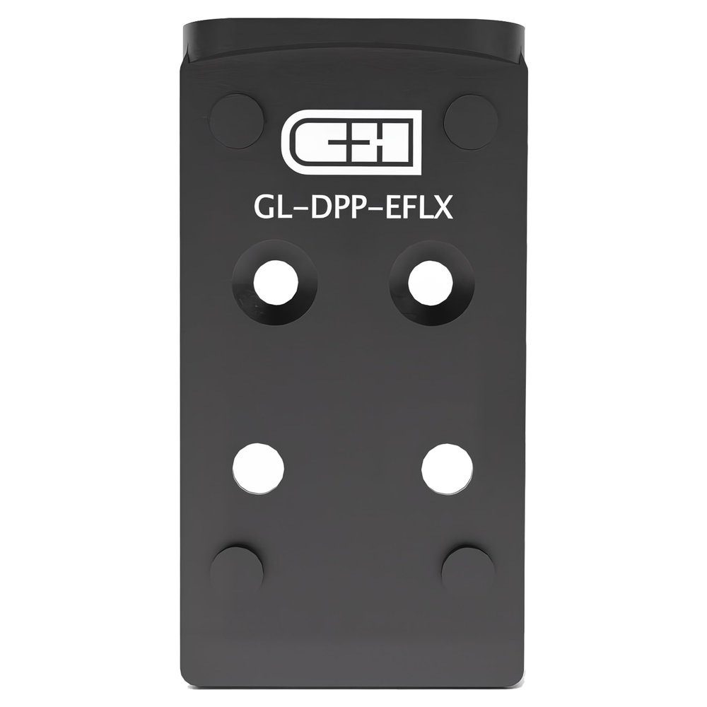 C+H Optics Adapter Plate for Glock MOS | Compatible with Delta Point Pro & EOTech EFLX | Made in The USA