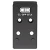 C+H Optics Adapter Plate for Glock MOS | Compatible with Delta Point Pro & EOTech EFLX | Made in The USA view 1
