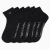 Calvin Klein Mens Quarter Socks - 6 Pack Cushioned Mini Crew Athletic Socks for Men, Ideal for Running, Sport, and Hiking, Size 7-12, Black view 3