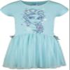 Disney Frozen Elsa Little Girls French Terry Dress Blue 7-8 view 1