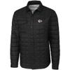 Cutter & Buck Men's Black Kansas City Chiefs Big & Tall Rainier Shirt Jacket view 1