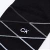 Calvin Klein Mens Dress Socks - 2 Pairs Egyptian Cotton Blend Comfort Stay Up Cuff Crew Socks for Men (7-12), Size 7-12, Black Diamond view 2