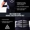 Evolution Athletics Weight Lifting Sport Belt for Strength Training, Powerlifting, or Deadlift, Features Thick Flexible Comfortable Neoprene, Reinforced Back, Adjustable Side Straps, XL, Gray view 3