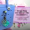 BAGLETS  Carabiner & Plug Keys Holder Charm Accessory Compatible with Rubber Tote Bags  Secure Keys or Other Valuable  Made in USA (Green) view 3