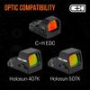 C+H Precision Red Dot Mounting Plate for CZ P-10 and Holosun 407K/507K | Made in The USA view 3