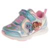 Nickelodeon Paw Patrol LED Sneakers - Skye and Everest Light Up Lightweight Breathable Athletic Shoes for Kid Girls - Pink/White (Size 7 Toddler) view 1