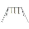 Steel Targets for Shooting Set - ShootingTargets7 Shooting Targets for The Range - 1/4 Thick 1 2 3 inch Precision Gongs AR500 for Pistols and Handguns with Stand and Hardbar Target Hanging Hooks view 1
