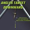 Steel Targets for Shooting Set - ShootingTargets7 Shooting Targets for The Range - 1/4 Thick 1 2 3 inch Precision Gongs AR500 for Pistols and Handguns with Stand and Hardbar Target Hanging Hooks view 4