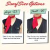 Hip Hop 50's Shop 1950s Chiffon Scarf Square Vintage Retro Sheer Neck Hair Tie Women Girls Red (Red 20") view 4