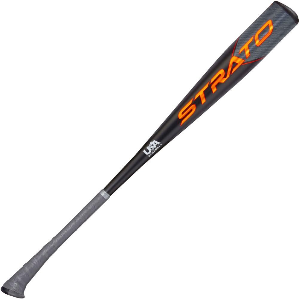 Axe Bat 2023 Strato (-10, 2-5/8") USA Baseball Bat, 1-Piece Alloy, Black/Grey/Copper (30" / 20 oz.)