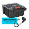 BLACK+DECKER MATRIX Inflator Attachment, High Pressure for Balls, Air Mattresses, Tires and More, Includes Storage Case (BDCMTHPISTFF) view 2