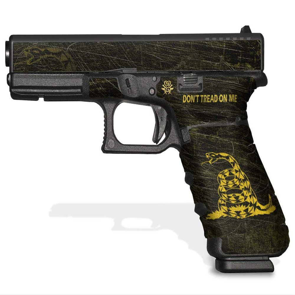 Decal Grip for Glock 17 Gen3 (Dont Tread on Me)