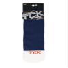 TCK Prosport Navy Blue Soccer Socks Kids Youth Girls Boys Womens Mens Athletic Sports Tube Socks (Navy/White, Small) view 3