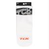 TCK Prosport White Soccer Socks Kids Youth Girls Boys Womens Mens Athletic Sports Tube Socks (White/Black, Large) view 3