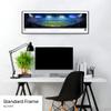 Carolina Panthers - Night Game - 40.25x13.75-inch Standard Framed Print by Blakeway Panoramas view 4