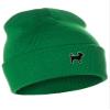 Daxton Dog Breeds Cuffed Beanie Winter Knit Hat Skully Cap, Chihuahua, Kelly Beanie view 1