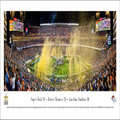 Blakeway Worldwide Panoramas, Inc. Super Bowl 50 - Denver Broncos Champions - Panoramic Print